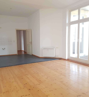 Toller Altbau mit Wohnküche, Dielen und einem Balkon zum Hinterhof!, 12459 Berlin, Etagenwohnung