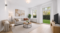 Wohnzimmer visualisiert - Ideale Lage. Fast Barrierefrei. Eigene große Terrasse. Herzlich Willkommen!