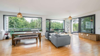 Wohnzimmer - Seeblick, Stil & Ruhe – Ihr Penthouse im grünen Grunewald!