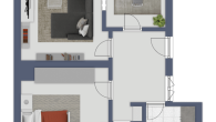 Grundriss - Befristet auf drei Jahre! Ideale City West Wohnung kurz vor dem Kurfrüstendamm!