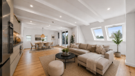 Wohnzimmer visualisiert - Maisonette-Traum in Zehlendorf – vollsaniert und bereit für Sie!