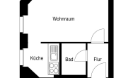 Grundriss - Ein möbliertes Altbau-Apartment 5 Minuten vom S-Bahnhof Neukölln gesucht?