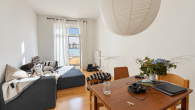 Wohnzimmer - Charmante Altbauwohnung, 61 m² im 4. OG am Boxhagener Platz